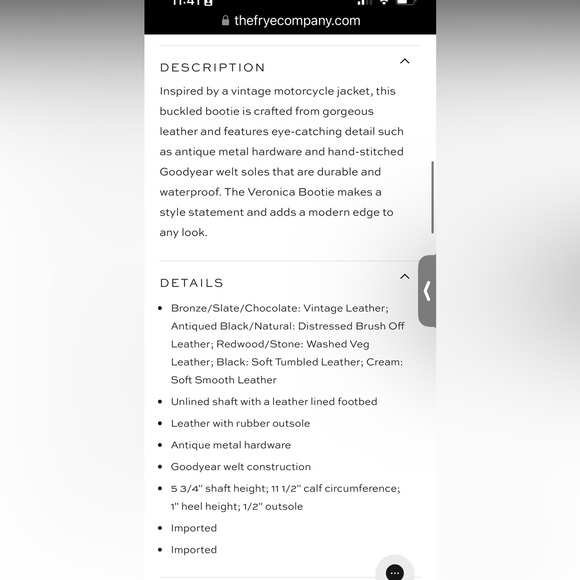 Frye Veronica booties size 8.5 black - Picture 7 of 7